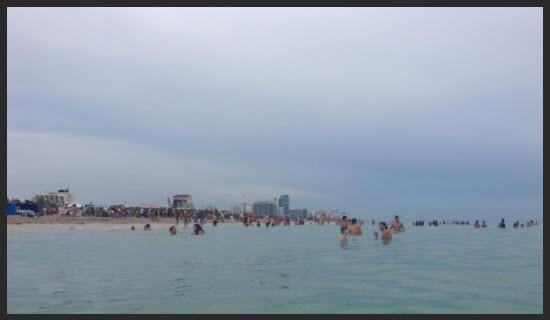 South Beach from water